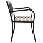 Banc de jardin 120 cm Bois – Image 2