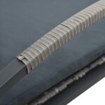Chaises longues avec table Résine tressée Anthracite – Image 5