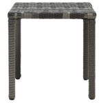 Chaises longues avec table Résine tressée Anthracite – Image 7