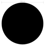 Couverture de piscine Noir 250 cm PE – Image 2