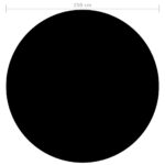 Couverture de piscine Noir 250 cm PE – Image 3