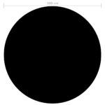Couverture de piscine Noir 300 cm PE – Image 3