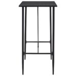 Table de bar Noir 120x60x110 cm MDF – Image 2