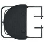 Table de balcon Noir 60x64x83,5 cm Plastique Aspect de rotin – Image 5