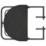 Table de balcon Marron 60x64x83,5 cm Plastique Aspect de rotin – Image 5