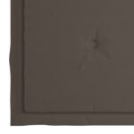Coussins de chaise jardin lot de 4 taupe 40x40x4cm tissu oxford – Image 5