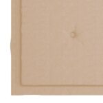 Coussins de chaise de jardin lot de 2 beige 50x50x4 cm – Image 5