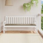 Coussin de banc de jardin taupe 180x50x4 cm tissu oxford