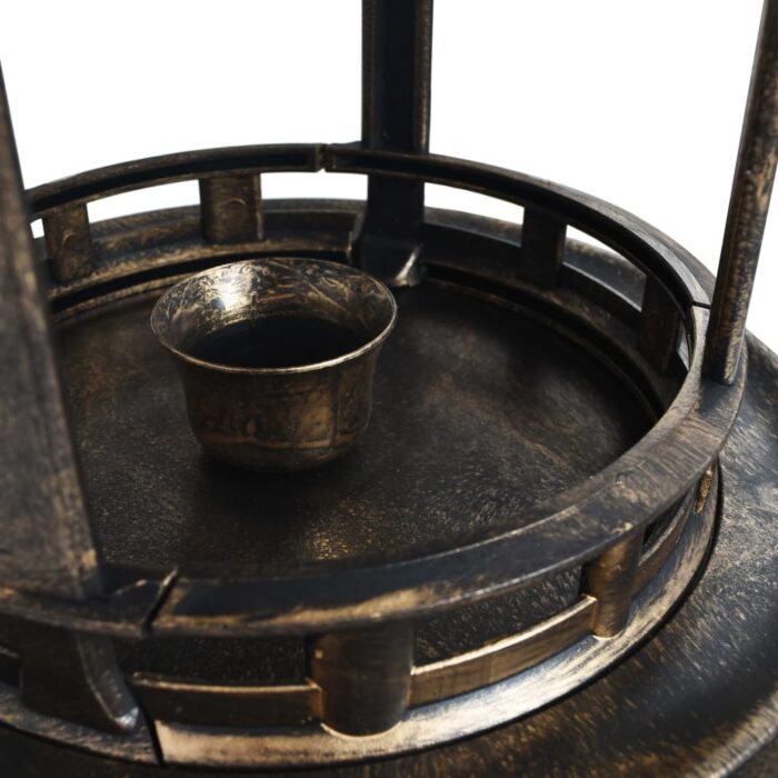 Bain décoratif pour oiseaux à LED à énergie solaire Plastique – Image 3