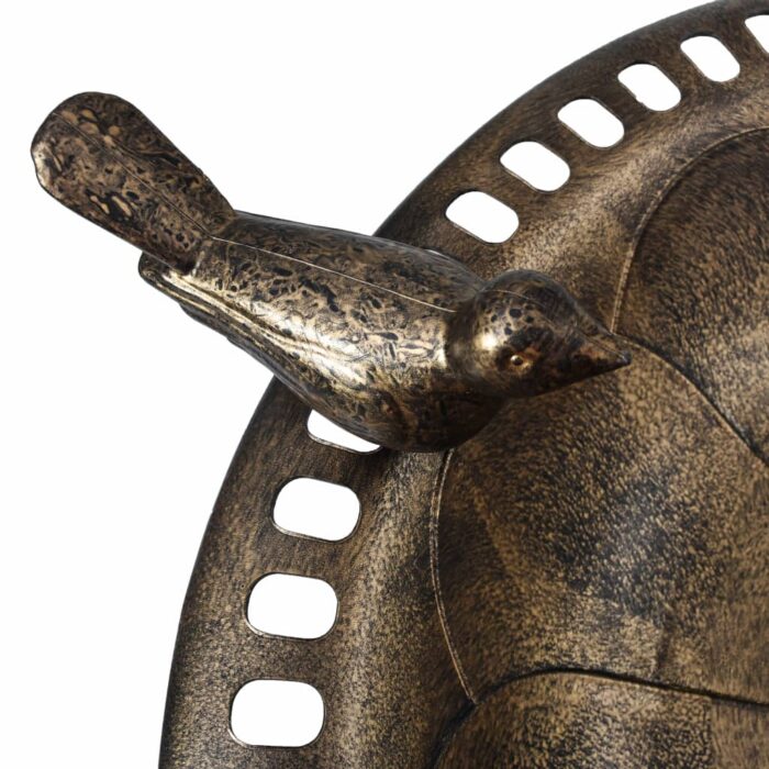 Baignoire de jardin pour oiseaux Bronze Plastique – Image 2