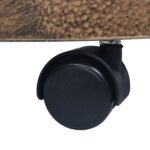 Chariots pour plantes 6 pcs Bronze 38 cm Plastique – Image 3