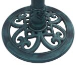 Bain pour oiseaux avec fontaine Vert 50x91 cm Plastique – Image 5