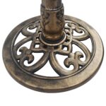 Bain pour oiseaux avec fontaine Bronze 50x91 cm Plastique – Image 5