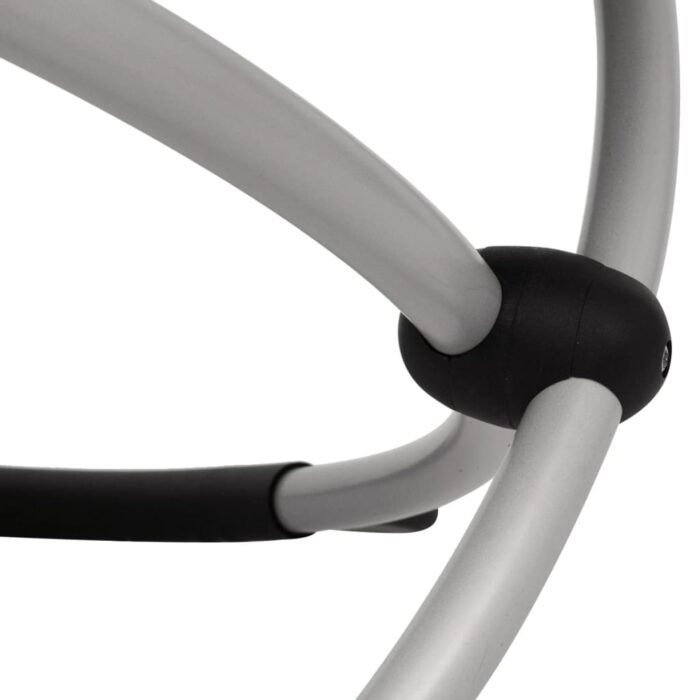 Chaise longue géométrique d'extérieur Acier Taupe – Image 4