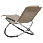 Chaise longue pour enfants Acier Taupe – Image 3