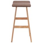 Chaise de bar Taupe Tissu – Image 2