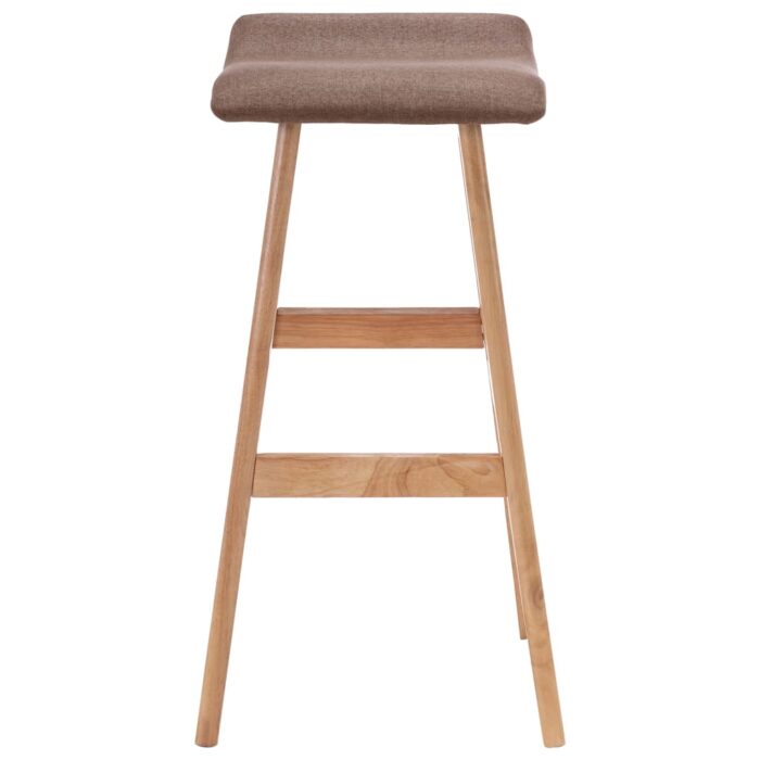 Chaise de bar Taupe Tissu – Image 2