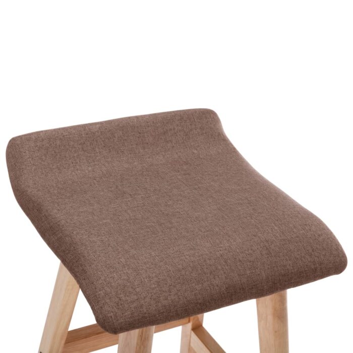 Chaise de bar Taupe Tissu – Image 5
