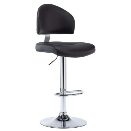 Tabouret de bar Noir Similicuir