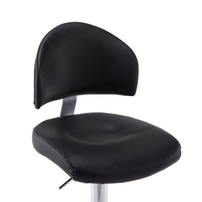Tabouret de bar Noir Similicuir – Image 5
