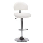 Tabouret de bar Blanc Similicuir