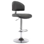 Tabouret de bar Gris Similicuir
