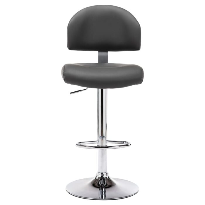 Tabouret de bar Gris Similicuir – Image 4