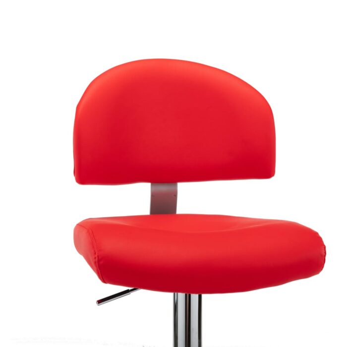 Tabouret de bar Rouge Similicuir – Image 5