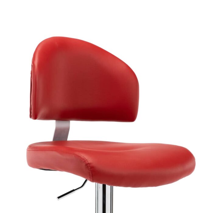 Tabouret de bar Rouge bordeaux Similicuir – Image 3