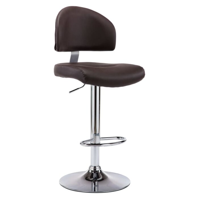 Tabouret de bar Marron Similicuir – Image 1