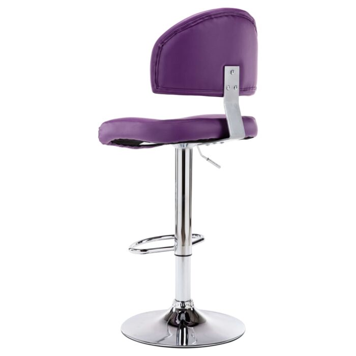 Tabouret de bar Violet Similicuir – Image 2