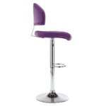 Tabouret de bar Violet Similicuir – Image 3