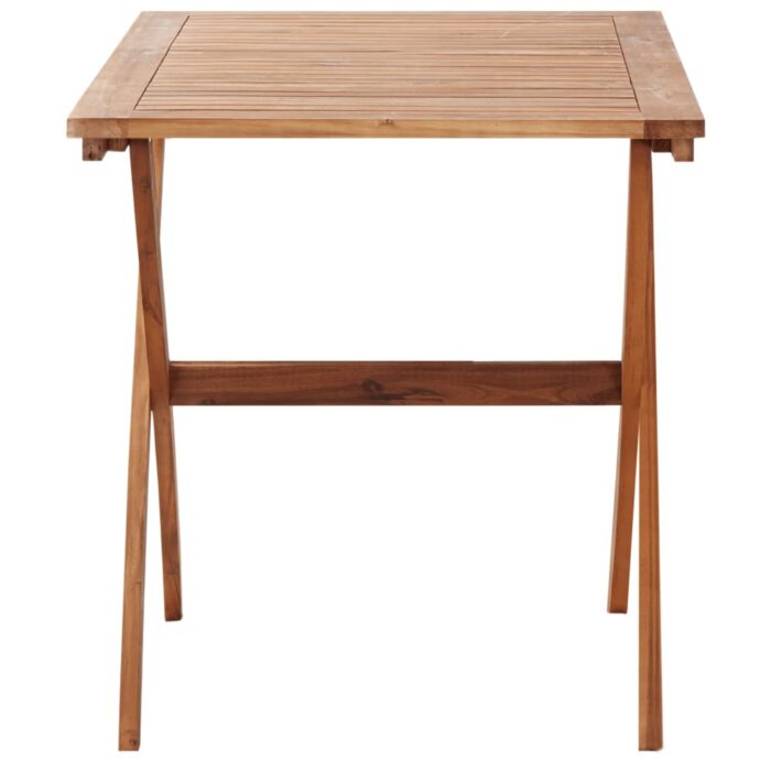 Table de jardin 110x67x74 cm Bois d'acacia massif – Image 2