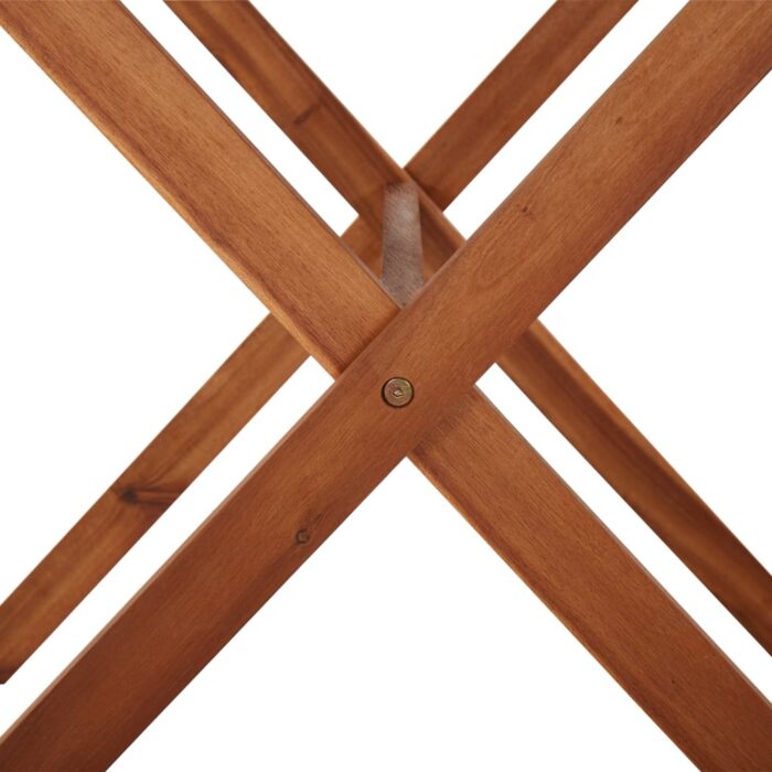 Table de jardin 110x67x74 cm Bois d'acacia massif – Image 3