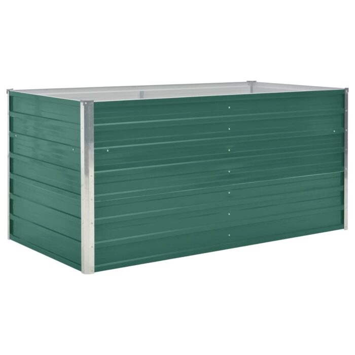 VXL8719883756523_g_en_hd_2.jpg Jardinière 160 x 80 x 77 cm Acier galvanisé Vert – Image 2
