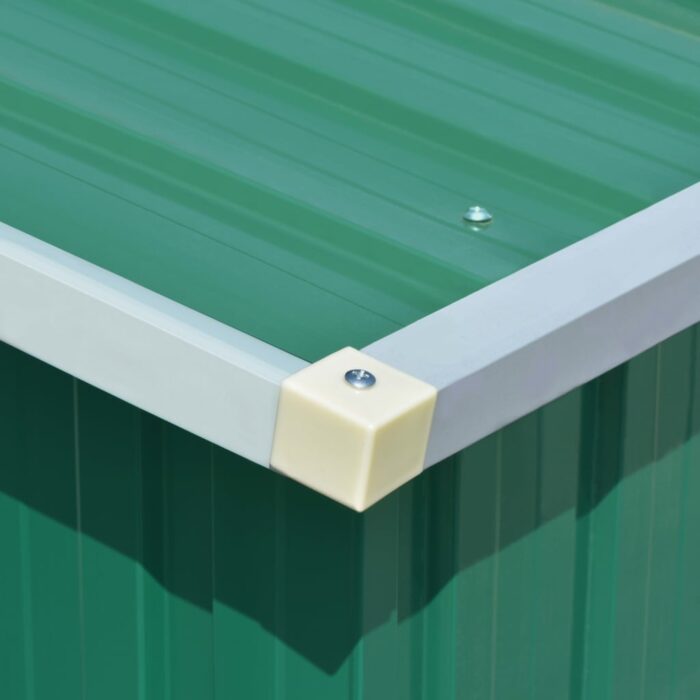 Abri de jardin Vert 257x990x181 cm Acier galvanisé – Image 2