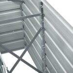 Lit surélevé de jardin Acier galvanisé 240x40x77 cm Anthracite – Image 4