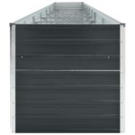 Lit surélevé de jardin Acier galvanisé 600x80x45 cm Anthracite – Image 3