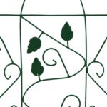 Supports pour plantes grimpantes 3 pcs Noir 40x100 cm Fer – Image 3