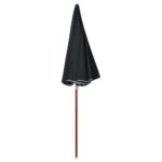Parasol de jardin avec mât en acier 240 cm anthracite – Image 2
