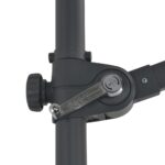 Parasol de jardin en porte-à-faux avec mât en acier noir 300 cm – Image 6