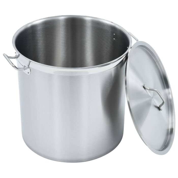 Marmite 71 L 45x45 cm Acier inoxydable – Image 2