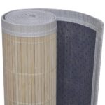 Tapis rectangulaires Bambou naturel 4 pcs 120x180 cm – Image 3