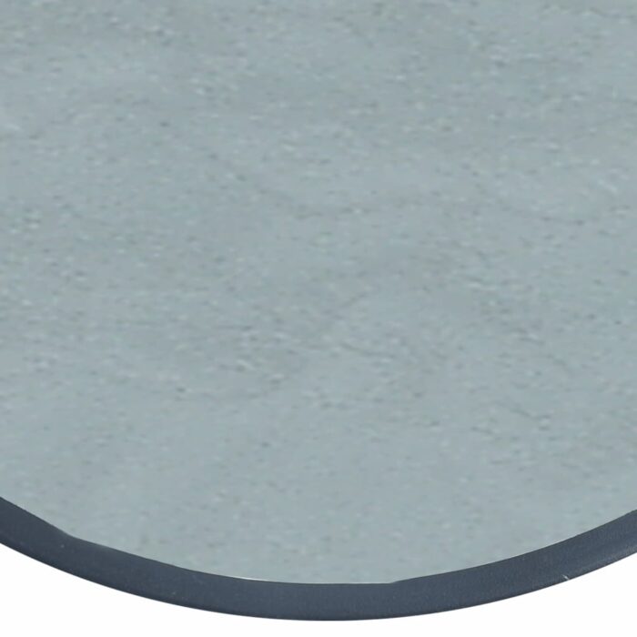 Table de bistro Noir 40x46 cm Acier et verre – Image 4