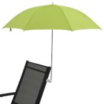 Parasols de chaise de camping 2 pcs Vert 105 cm – Image 2