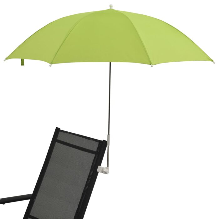 Parasols de chaise de camping 2 pcs Vert 105 cm – Image 2