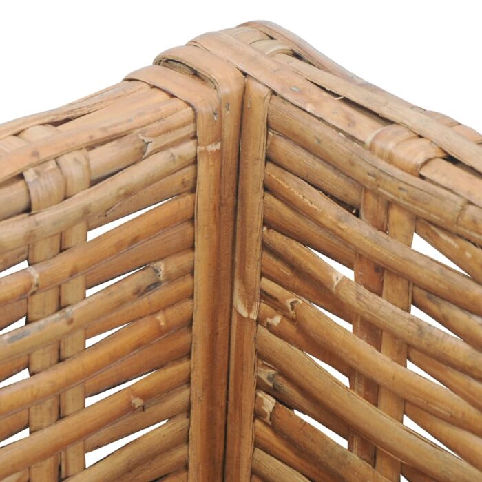 Canapé d'angle avec coussins Rotin naturel – Image 4