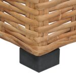 Canapé d'angle avec coussins Rotin naturel – Image 5