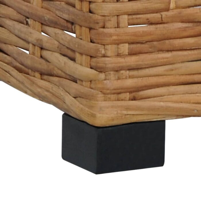 Repose-pied avec coussin Rotin naturel – Image 4