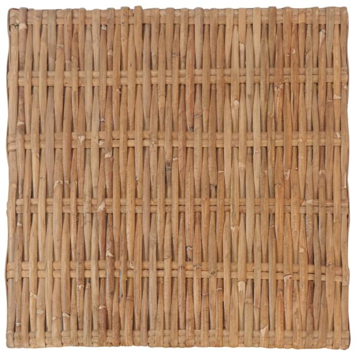 Repose-pied avec coussin Rotin naturel – Image 5